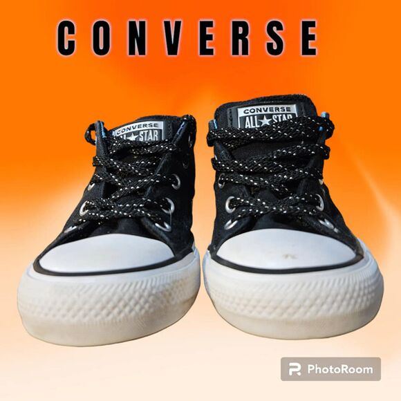 Girl's Converse Chuck Taylor‎ ALL Star Size 1 Black - Picture 2 of 7